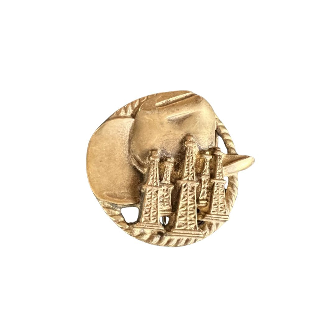 Golden Hat Buckle