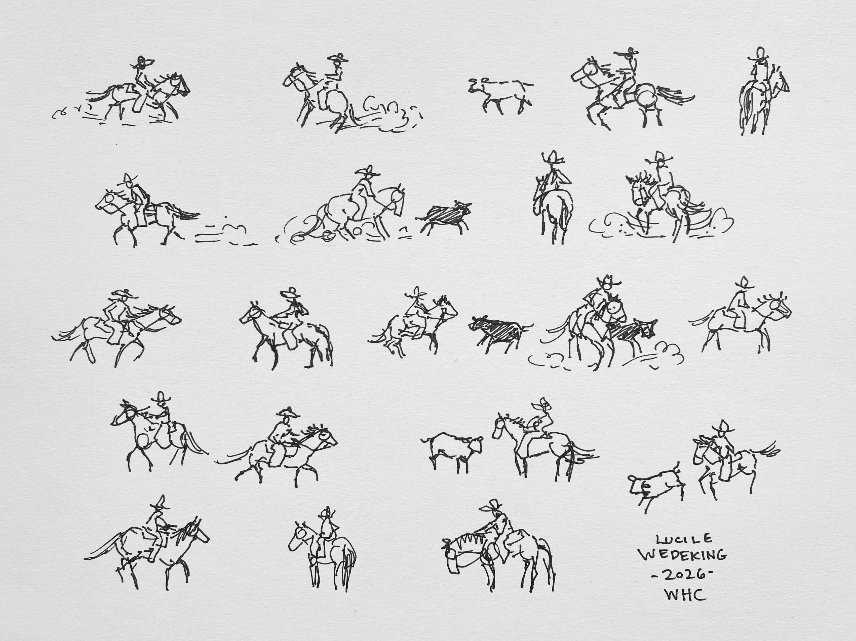 "Western Heritage Classic Ranch Horse 2" by Lucile Wedeking